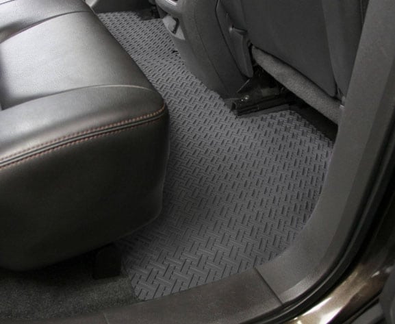 Photo of gray Lloyd Northridge floor mats installed